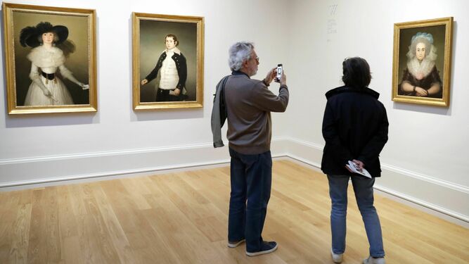 El Museo de Bellas Artes de Bilbao expone tres retratos inéditos pintados por Goya