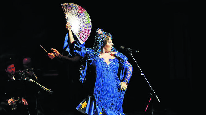 Estrella Morente presentó su 'Copla' en el Teatro de la Maestranza.