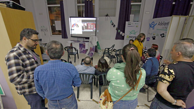 Im&aacute;genes de la noche Electoral en Jerez