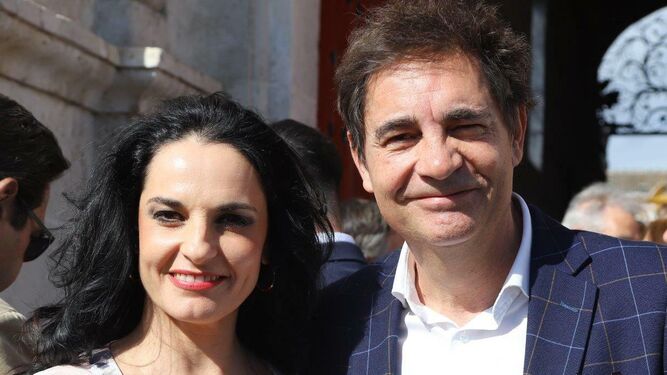 El periodista Rafael Cremades y la bailaora Pilar Astola