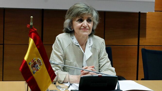 La ministra de Sanidad en funciones, María Luisa Carcedo.