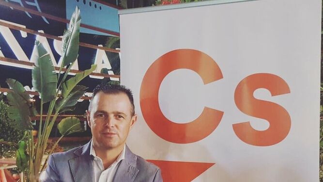 Juan Manuel Curado, ex edil del PSOE y cabeza de cartel por Cs, en una fotografía publicada por la agrupación local.