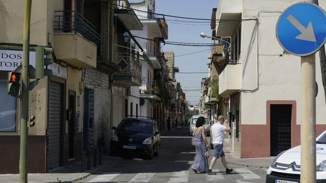 Una calle de Palmete.