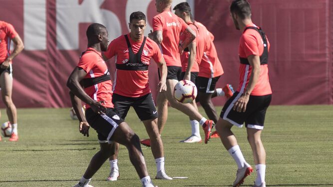 El Sevilla FC ha celebrado este miércoles una nueva sesión de entrenamiento.