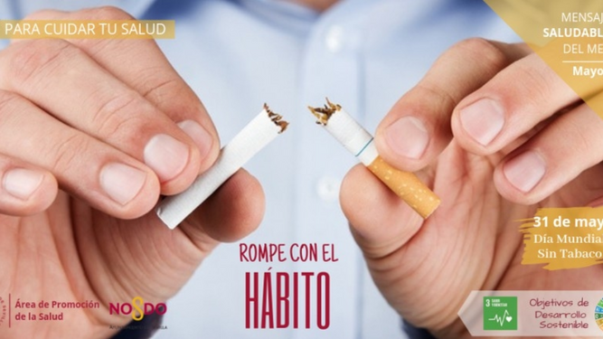 Cartel para el Día Mundial Sin Tabaco.