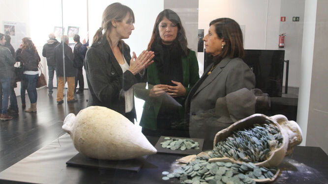 El tesoro de Tomares expuesto en el Museo Arqueológico de Sevilla.