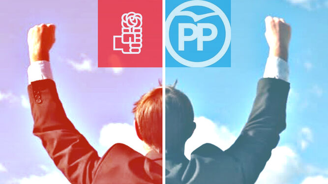 Los logos del PSOE e IU son los únicos que se verán en las papeletas electorales en 12 municipios sevillanos.