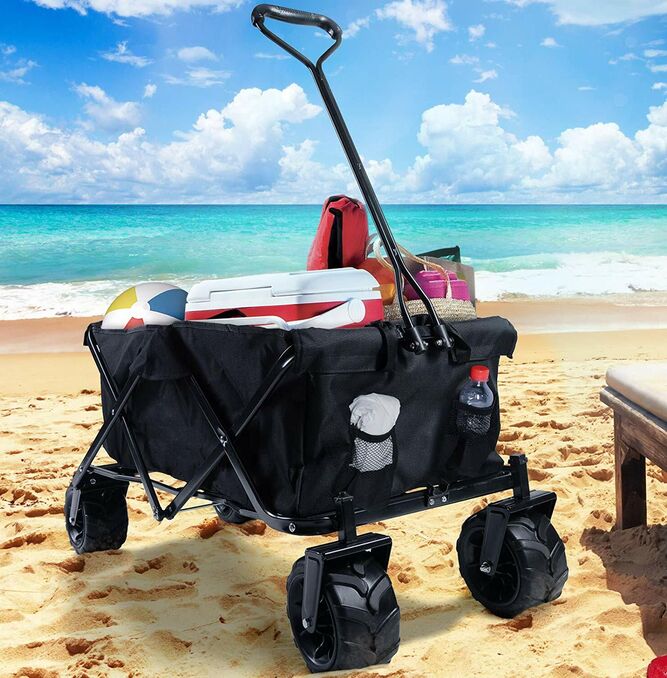 Carro portasillas playa- accesorios playa