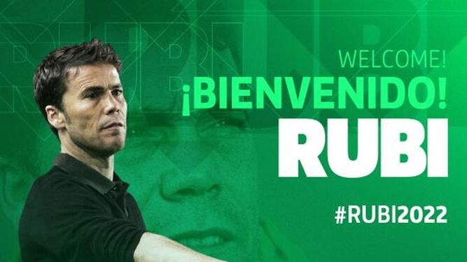 El Betis anuncia a Rubi como su nuevo entrenador.