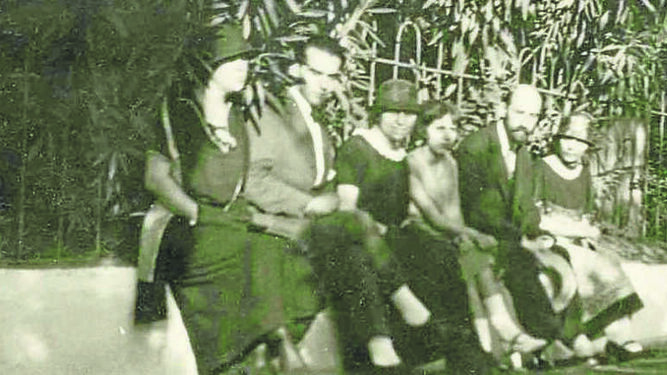 Una imagen del encuentro de Juan Ramón Jiménez y García Lorca.