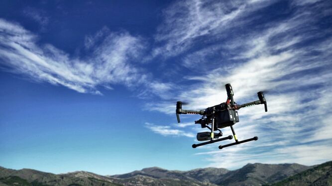 El dron piloto de detección temprana ha sido realizado en Matachines (Madrid).