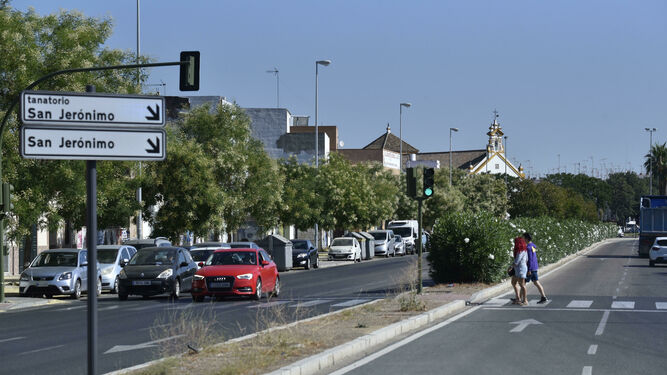 Un nuevo carril bici unirá San Lázaro con el barrio de San Jerónimo.
