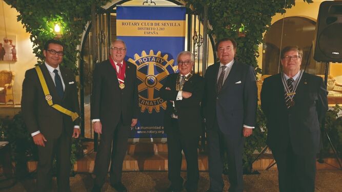 Dimas Rizzo, nuevo presidente de Rotary Club de Sevilla