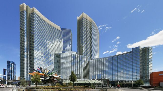 Torre Aria Resort &amp; Casino de Las Vegas - Pelli Clarke Pelli