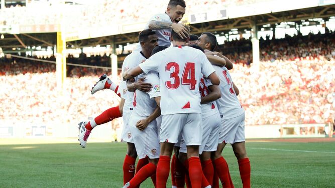Las im&aacute;genes del amistoso Liverpool-Sevilla FC