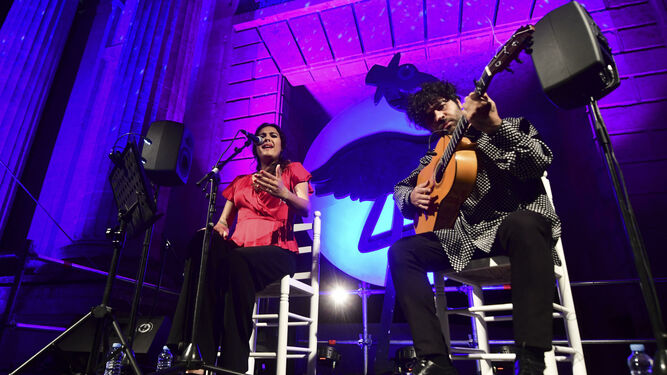 Alba Molina y Joselito Acedo en la Noche Blanca del Flamenco.