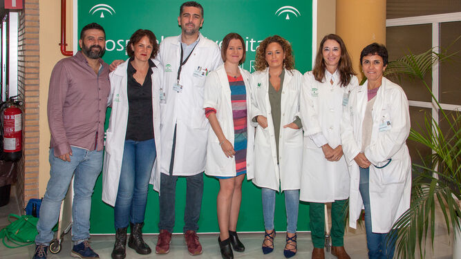 Integrantes del equipo de trasplantes y donaciones del Hospital Universitario Virgen del Rocío