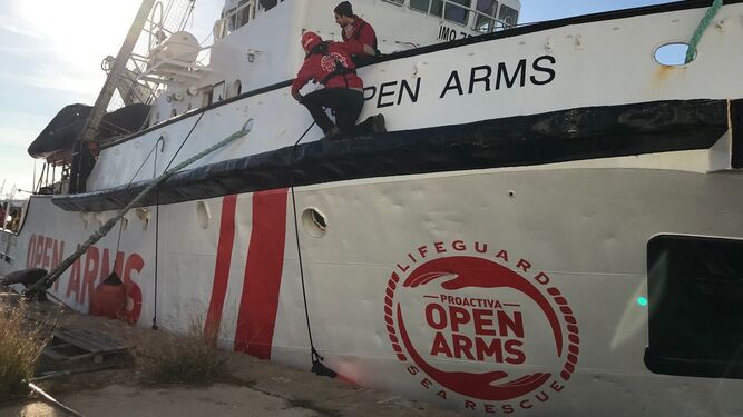 El barco 'Open Arms'.