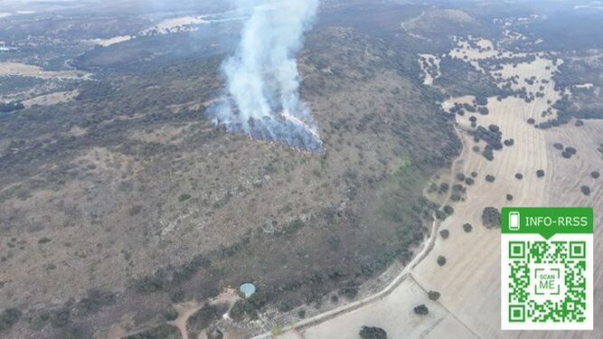 Declarados dos incendios en Agrón y Padul por la caída de rayos