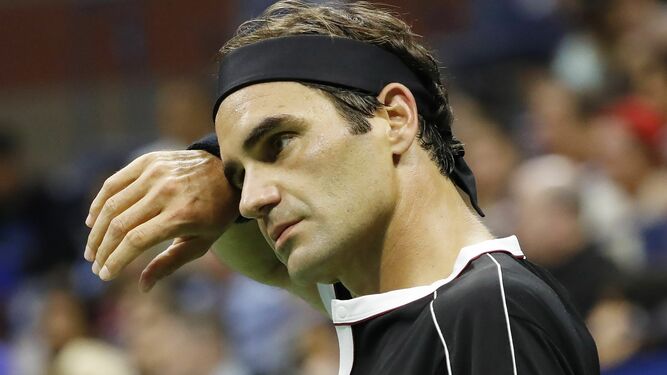 Federer sufrió ante Dimitrov en los cuartos del Abierto de Estados Unidos