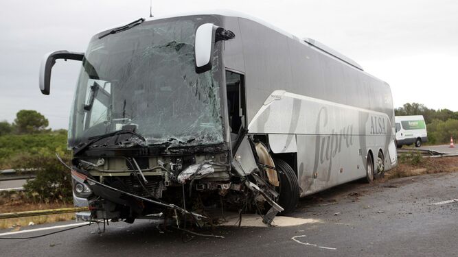 Un accidente de un autobús en Tarragona en agosto dejó un muerto.