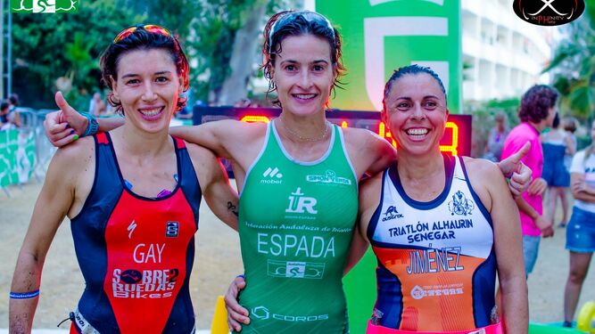 Beatriz González  en el Campeonato de Andalucía de Triatlón Cros