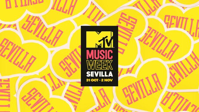 Rosa y amarillo predominan en la promoción de Sevilla de cara al gran acontecimiento de MTV