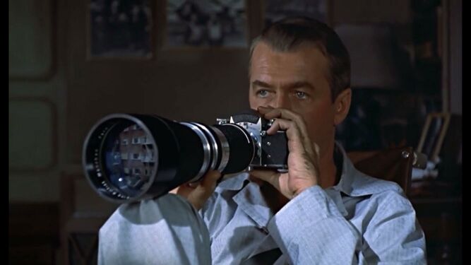 James Stewart en 'La ventana indiscreta' (1954).