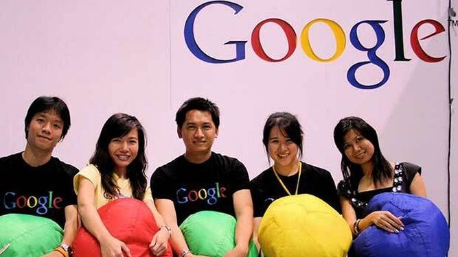 Trabajadores de Google.