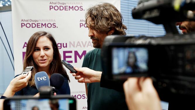 La candidata de Podemos Navarra para el 10N y portavoz adjunta de la formación morada en el Congreso en esta pasada legislatura, Ione Belarra, ha mantenido una reunión en Pamplona con militantes del partido para "construir desde abajo la campaña". Belarra, ha asegurado en declaraciones prev