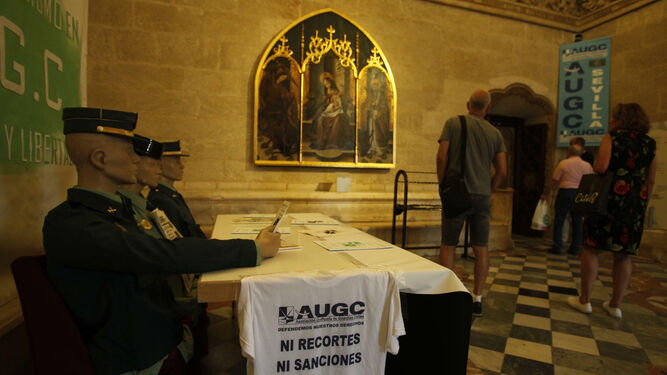 La exposición de AUGC en el Ayuntamiento de Sevilla.