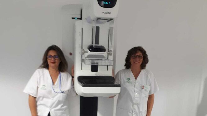 El mamógrafo, que funcionará en el centro de salud Clara Campoamor de Mairena del Aljarafe.
