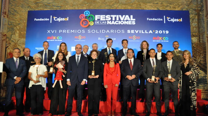 Premiados en los XVI Premios Solidarios del El Festival de las Naciones.