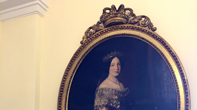 Retrato de Isabel II, copia de un Madrazo