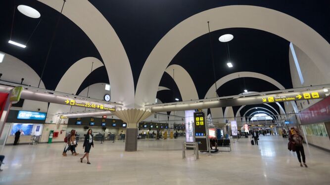 Terminal del aeropuerto de San Pablo.