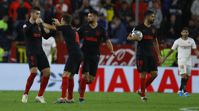 Las imágenes del Sevilla fc - Atlético de Madrid