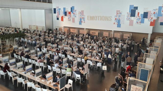 Más de 200 expositores repartidos en el Pabellón de la Navegación para los encuentros comerciales de Emotions.
