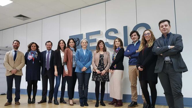 Apertura de las jornadas en la sede del ESIC en Sevilla.