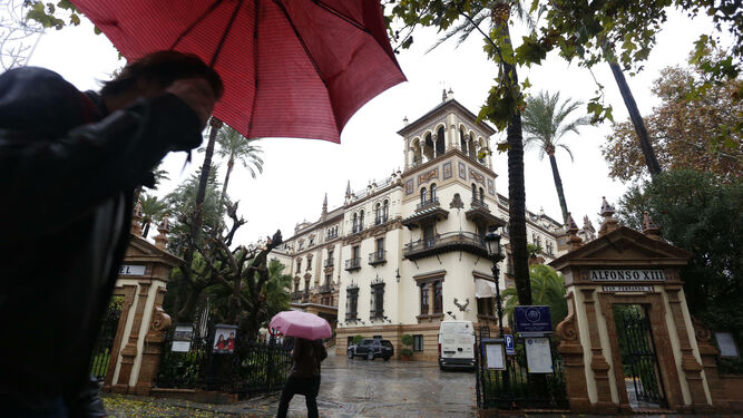 Las im&aacute;genes del temporal en Sevilla