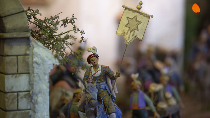 La Cabalgata de Reyes Magos tiene un especial protagonismo en el belén costumbrista de Diario de Sevilla.