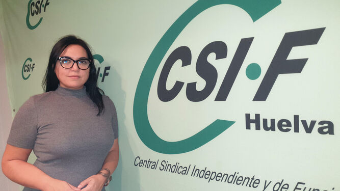 Raquel García Martínez, representante provincial del sector de Administración General de la Junta de CSIF