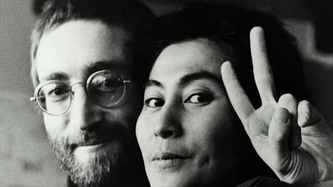 Una imagen del documental 'John & Yoko'.