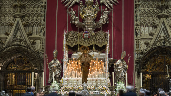 La Virgen de la Encarnaci&oacute;n, ya en la Catedral