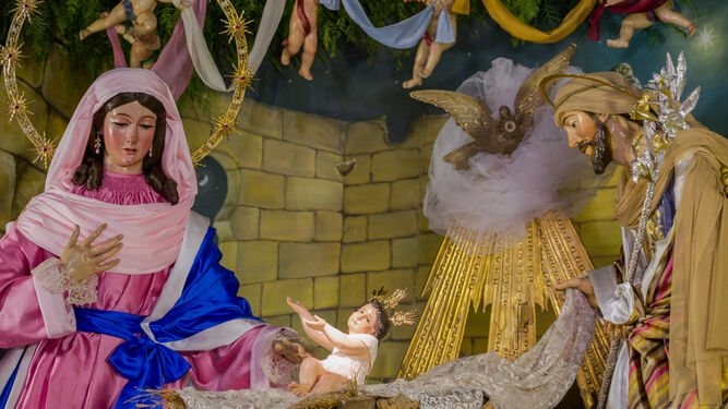 Durante las Jornaditas de Castilleja de la Cuesta se representan las distintas escenas de la Navidad.