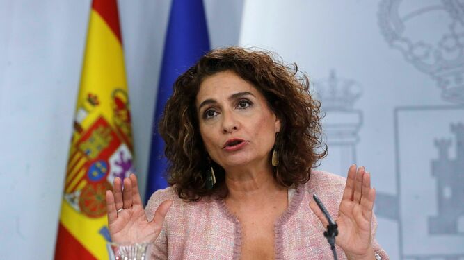 María Jesús Montero comparece tras un Consejo de Ministros.
