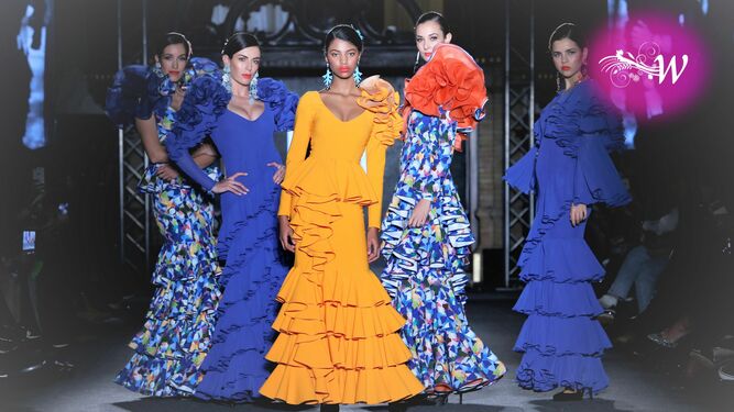 M&oacute;nica M&eacute;ndez presenta su colecci&oacute;n 'Pleamar' en We Love Flamenco 2020, todas las fotos del desfile