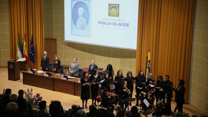 El acto que se ha celebrado en la Universidad Pablo de Olavide.