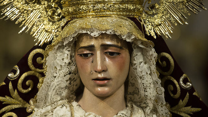 La Virgen de la Amargura tras su restauraci&oacute;n, en im&aacute;genes