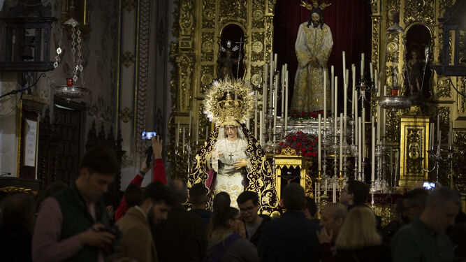 La Virgen de la Amargura tras su restauración, en imágenes