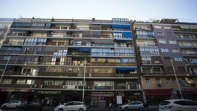 Bloque de pisos en Sevilla.